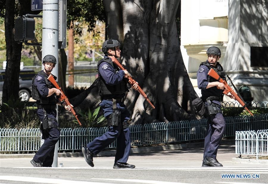  U.S.-LOS ANGELES-POLICEMEN-TRAINING