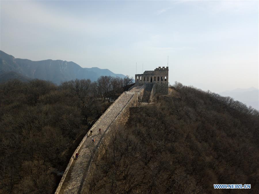 CHINA-BEIJING-GREAT WALL-JIUYANLOU-AERIAL VIEW (CN)