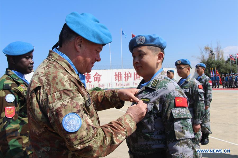 LEBANON-BEIRUT-CHINESE PEACEKEEPER-UN MEDAL