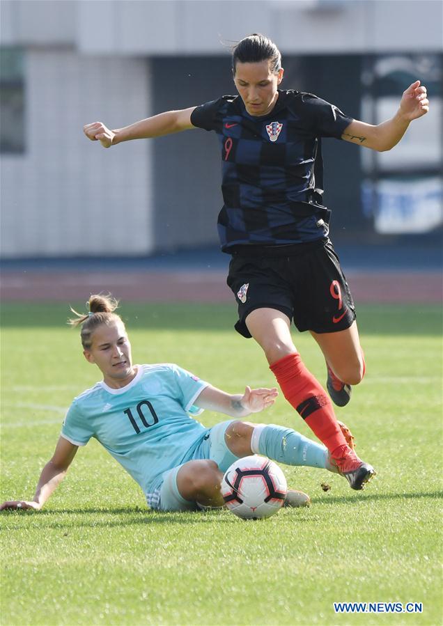 (SP)CHINA-WUHAN-FOOTBALL-INTERNATIONAL WOMEN'S FOOTBALL TOURNAMENT WUHAN 2019-3RD PLACE FINAL-RUSSIA VS CROATIA (CN)