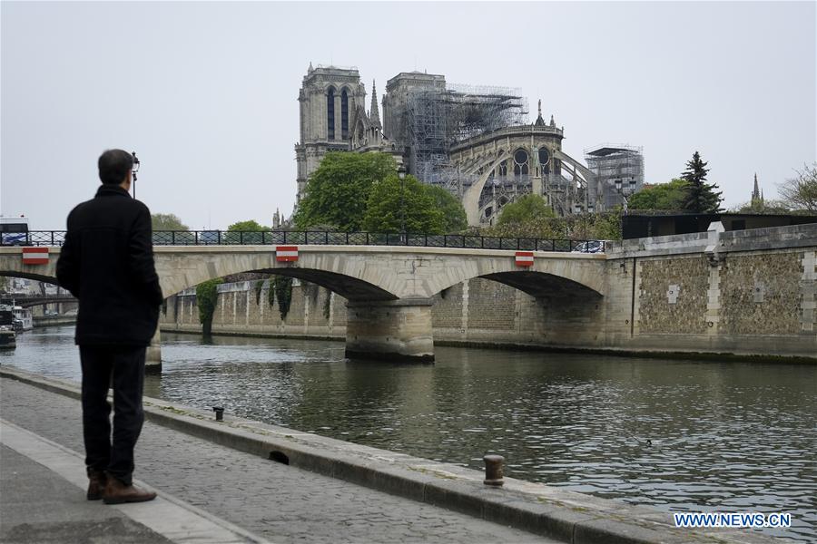 FRANCE-PARIS-NOTRE DAME CATHEDRAL-FIRE