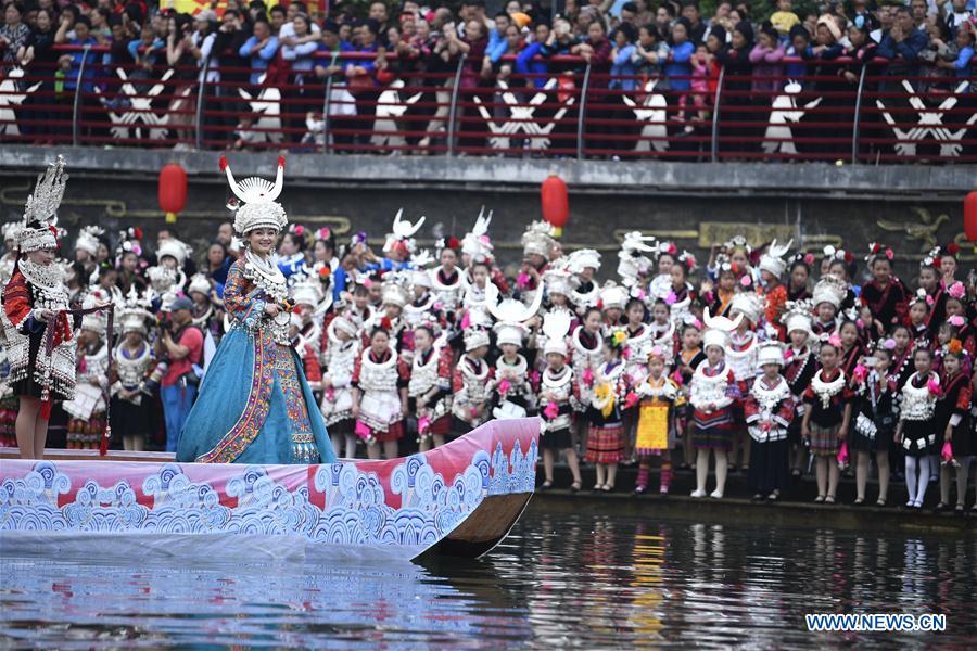 #CHINA-GUIZHOU-MIAO ETHNIC GROUP-SISTERS FESTIVAL (CN)