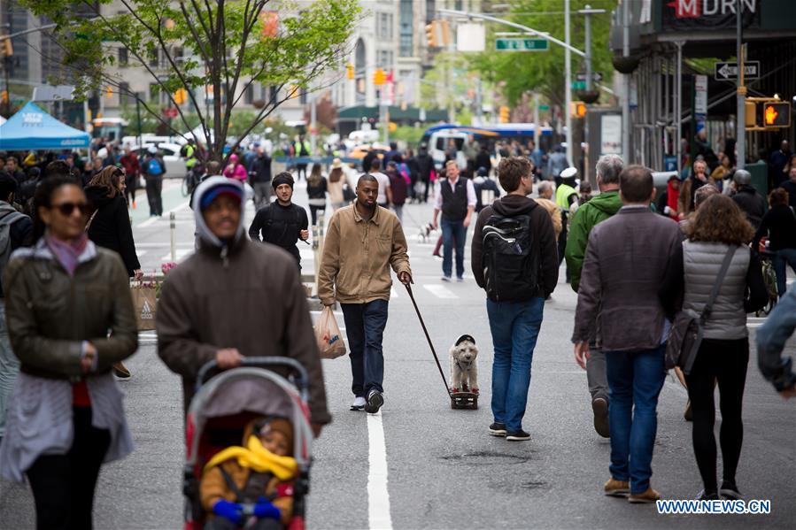 U.S.-NEW YORK-CAR FREE EARTH DAY 2019