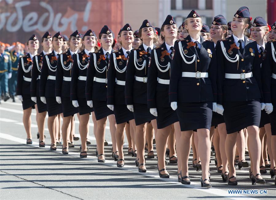 RUSSIA-ST. PETERSBURG-VICTORY DAY-PARADE