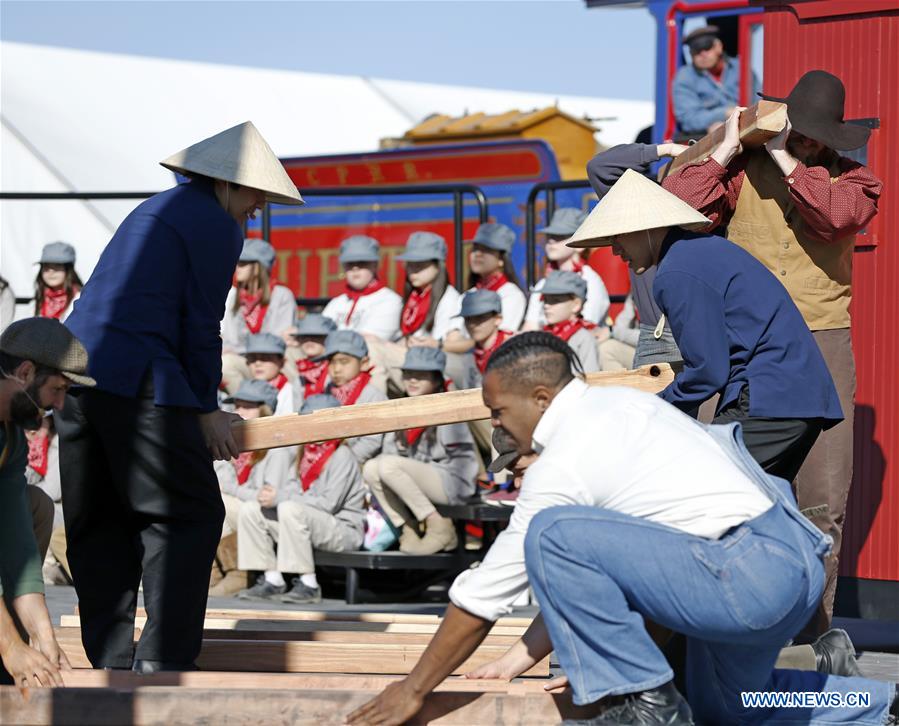 U.S.-SALT LAKE CITY-TRANSCONTINENTAL RAILROAD-ANNIVERSARY