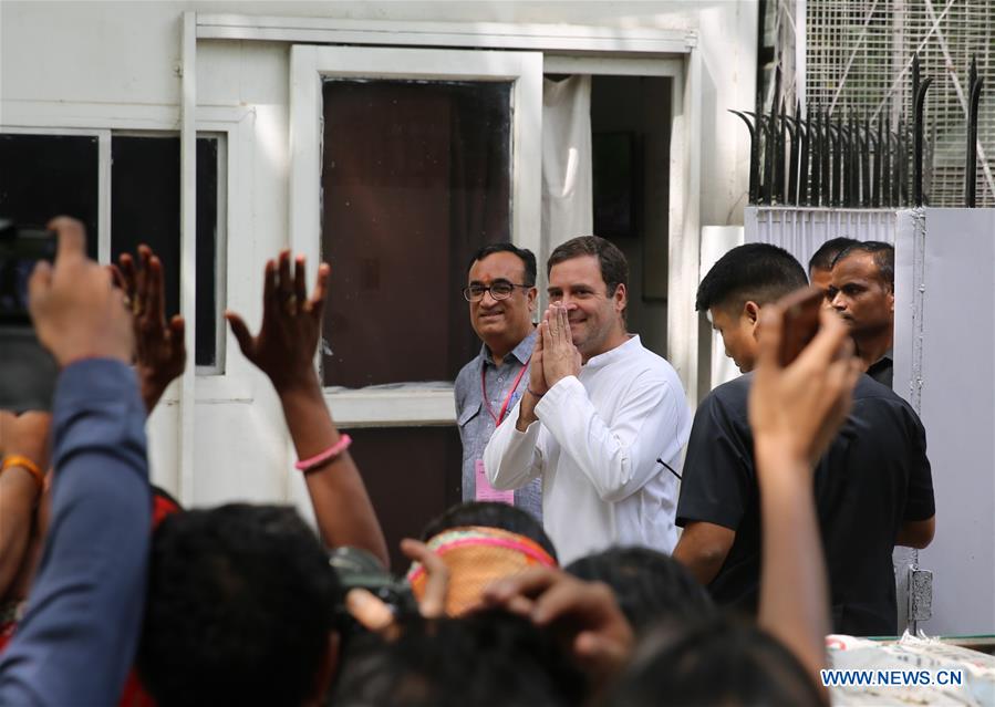 INDIA-NEW DELHI-ELECTION-RAHUL GANDHI