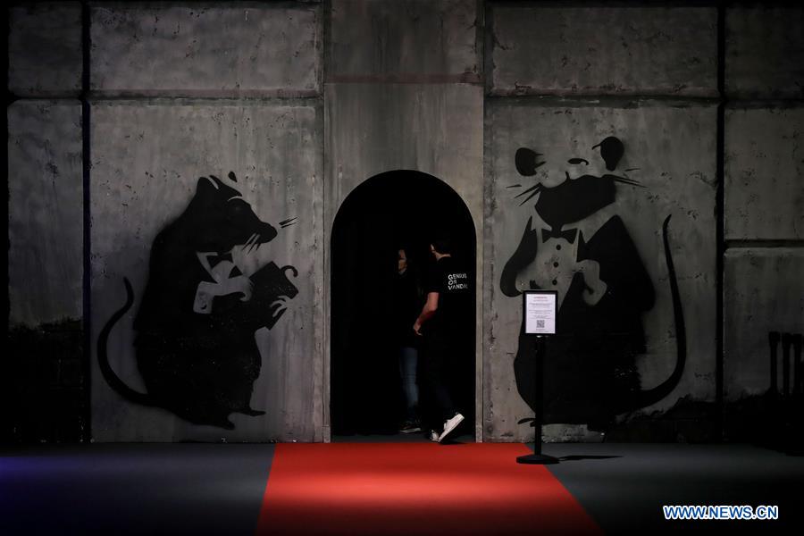 PORTUGAL-LISBON-BANKSY-EXHIBITION