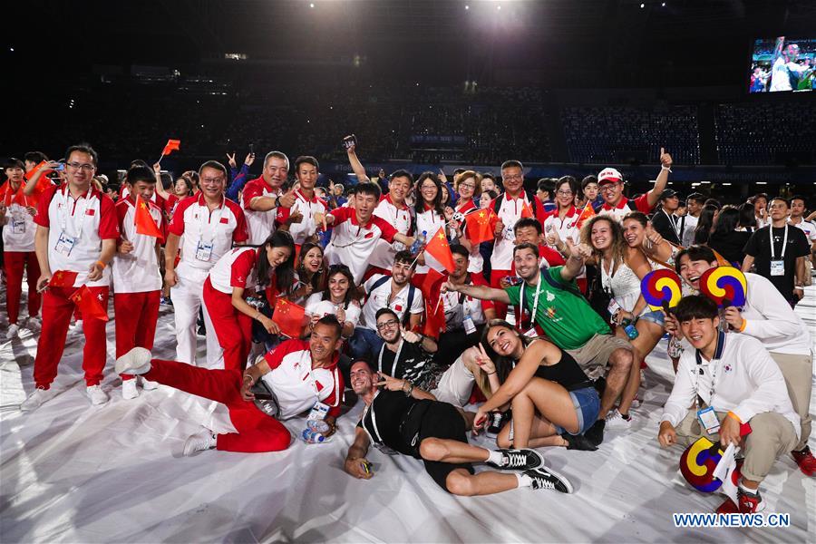 (SP)ITALY-NAPLES-SUMMER UNIVERSIADE-CLOSING CEREMONY