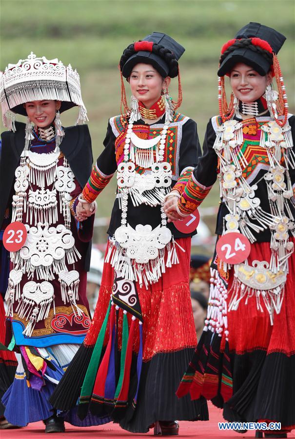 CHINA-SICHUAN-MEIGU-YI ETHNIC GROUP-BEAUTY PAGEANT (CN)