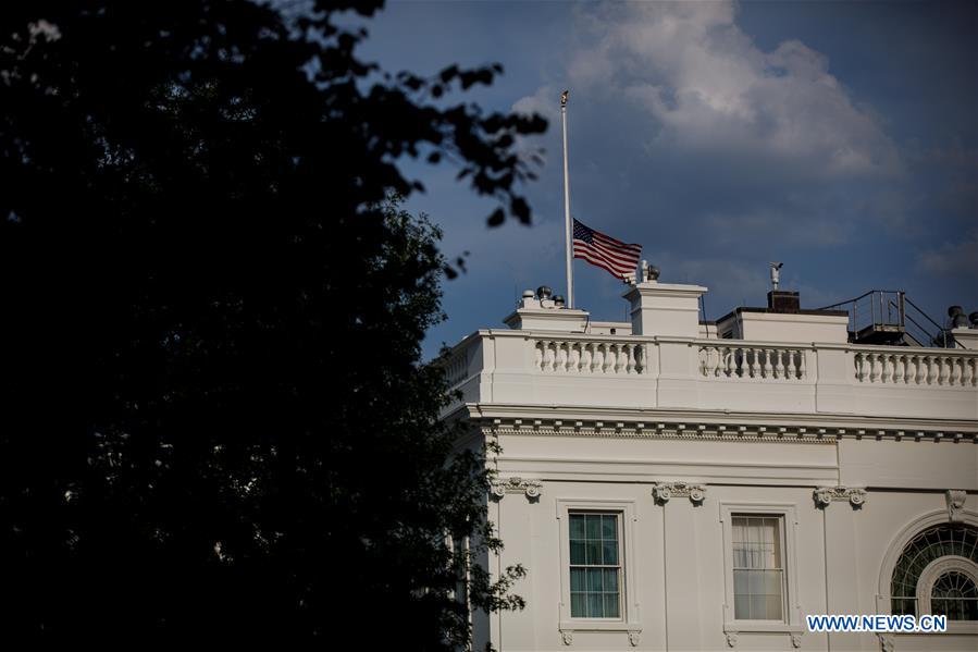 U.S.-WASHINGTON D.C.-NATIONAL FLAG-HALF MAST-MASS SHOOTING