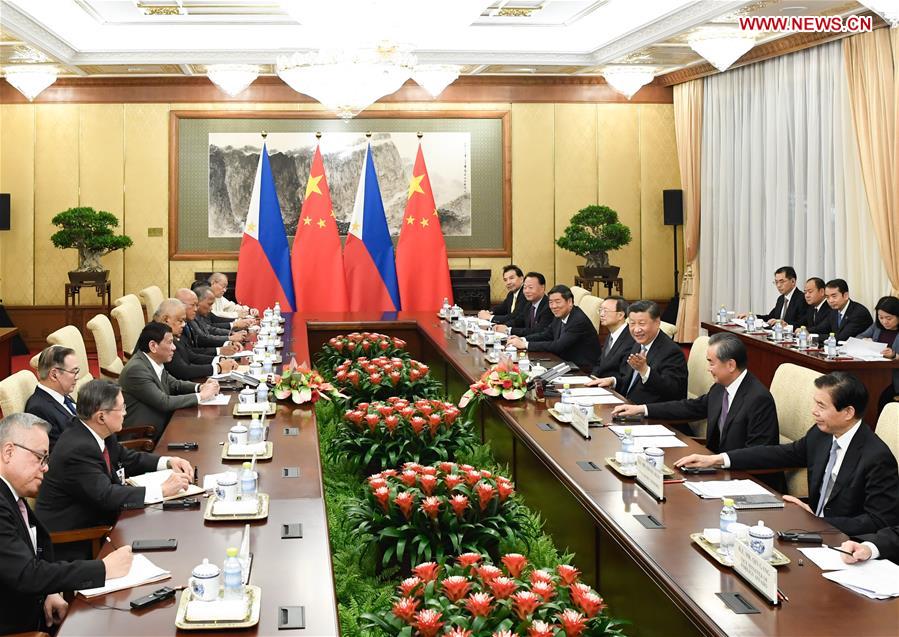 CHINA-BEIJING-XI JINPING-PHILIPPINE PRESIDENT-MEETING (CN)