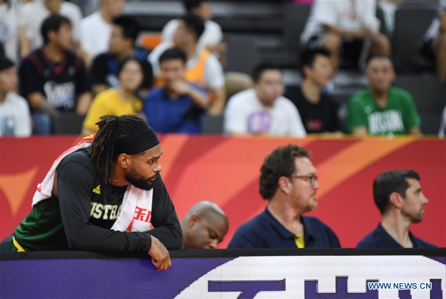 (SP)CHINA-DONGGUAN-BASKETBALL-FIBA WORLD CUP-GROUP H-AUSTRALIA VS CANADA (CN)