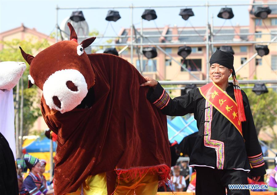 CHINA-GUANGXI-DU'AN-UPCOMING HARVEST FESTIVAL-CELEBRATION (CN)