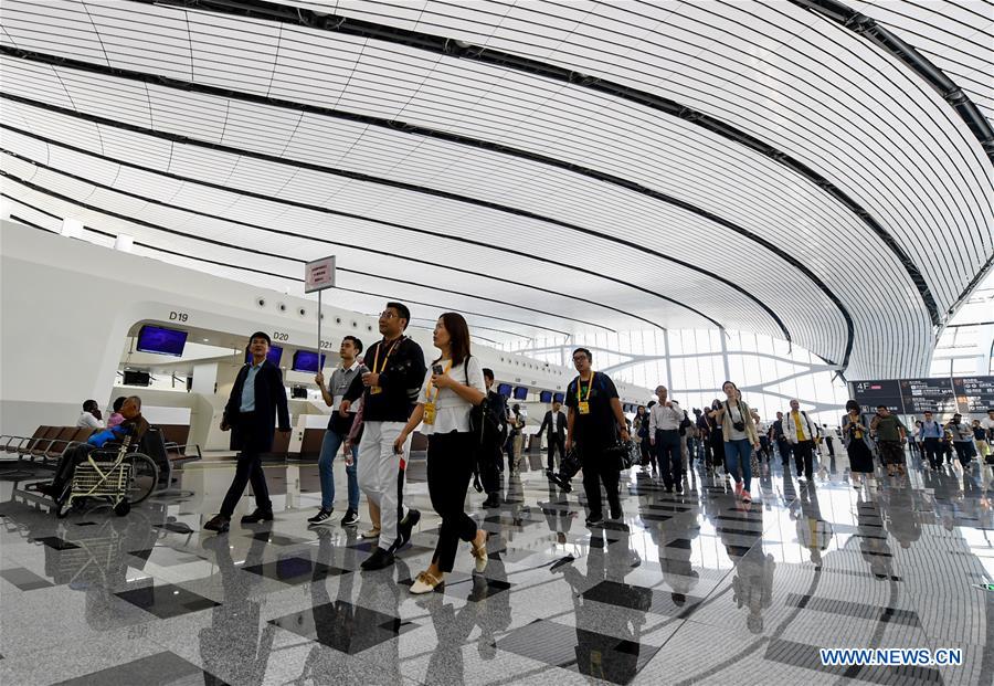 CHINA-BEIJING-NEW AIRPORT-JOURNALISTS-VISIT (CN)