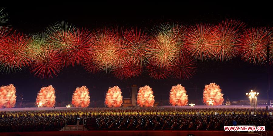 (PRC70Years)CHINA-BEIJING-NATIONAL DAY-CELEBRATIONS-EVENING GALA (CN)