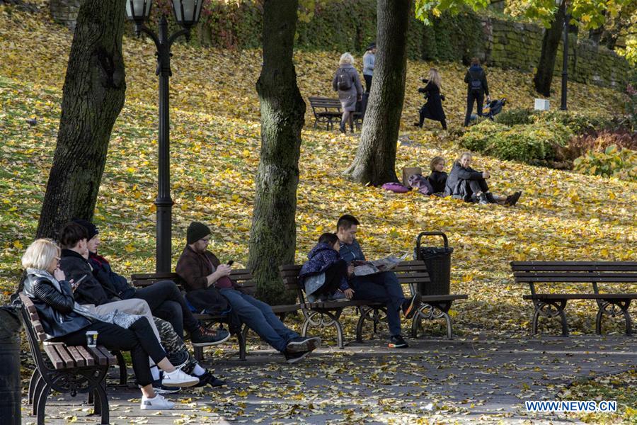 LATVIA-RIGA-AUTUMN SCENERY