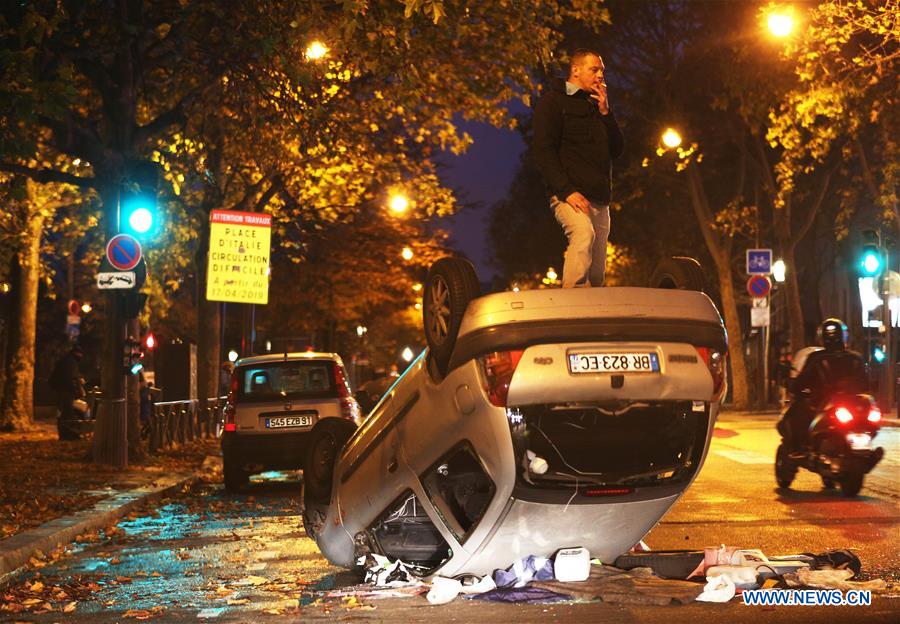 FRANCE-PARIS-YELLOW VEST-ANNIVERSARY