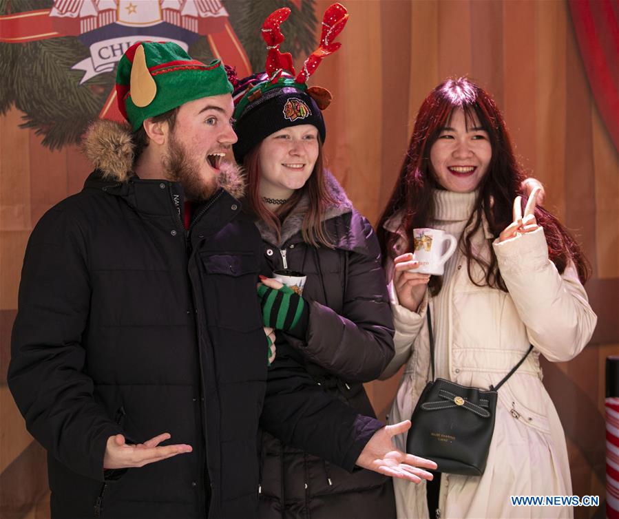 U.S.-CHICAGO-CHRISTMAS MARKET