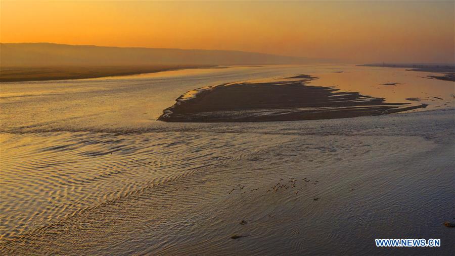 CHINA-SHAANXI-YELLOW RIVER-SUNRISE (CN)