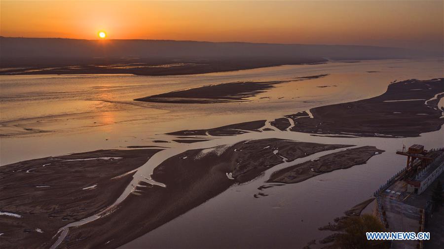 CHINA-SHAANXI-YELLOW RIVER-SUNRISE (CN)