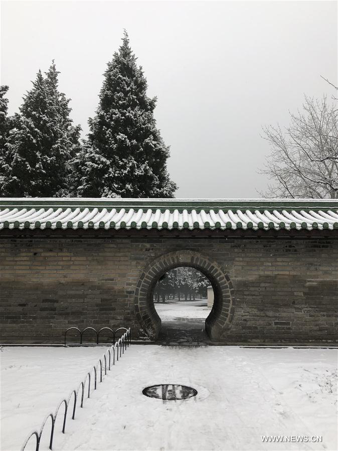 (BeijingCandid) CHINA-BEIJING-WINTER-TEMPLE OF HEAVEN (CN)