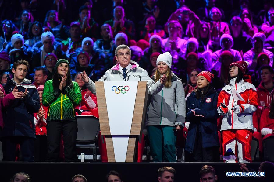 (SP)SWITZERLAND-LAUSANNE-3RD YOUTH WINTER OLYMPIC GAMES-OPENING CEREMONY