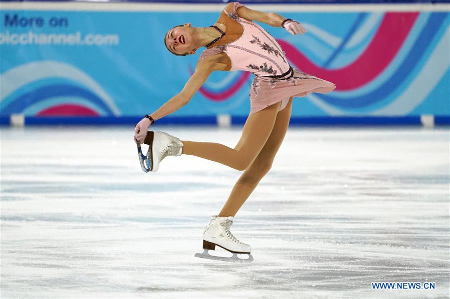 (SP)SWITZERLAND-LAUSANNE-WINTER YOG-FIGURE SKATING-WOMEN SINGLE SHORT PROGRAM