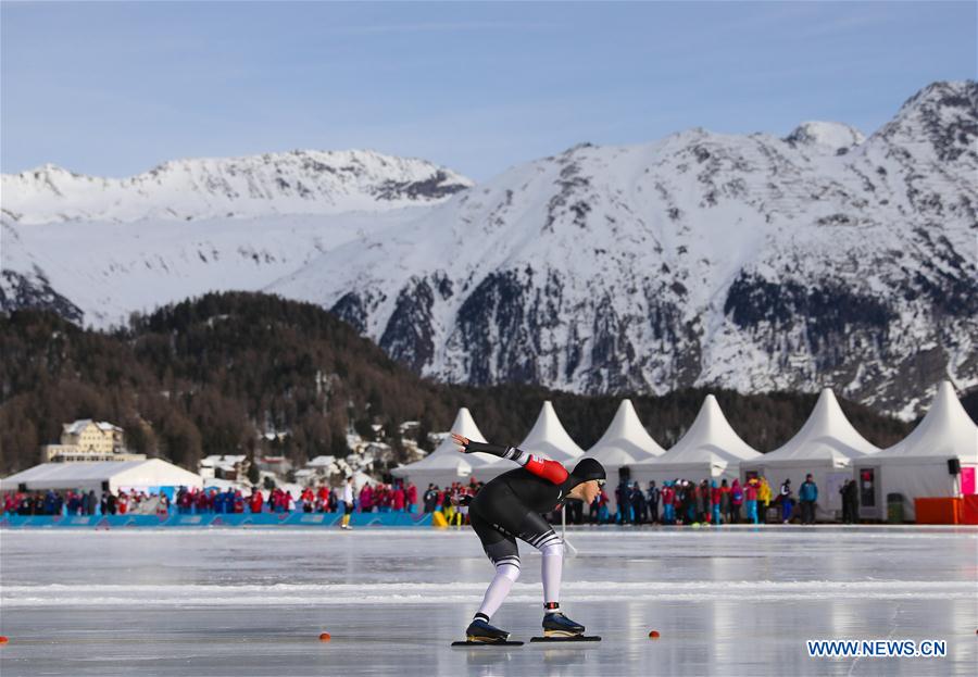 (SP)SWITZERLAND-ST.MORITZ-WINTER YOG-SPEED SKATING