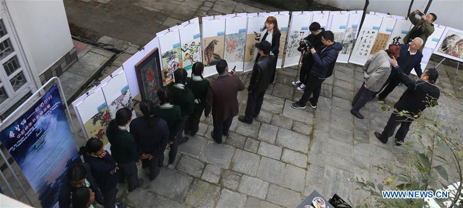 NEPAL-KATHMANDU-CHINESE PAINTING AND CALLIGRAPHY EXHIBITION