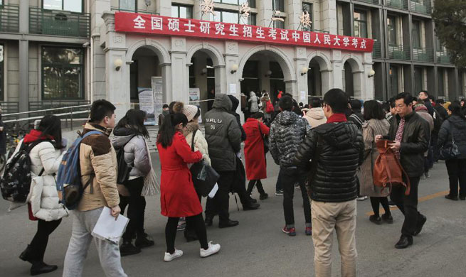 National postgraduate entrance exam kicks off in China