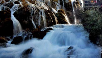 Jiuzhaigou Valley known for colorful pools, snow mountains