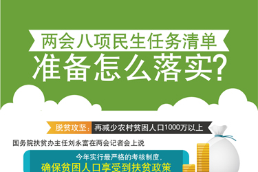 圖表：兩會八項民生任務(wù)清單準(zhǔn)備怎么落實？