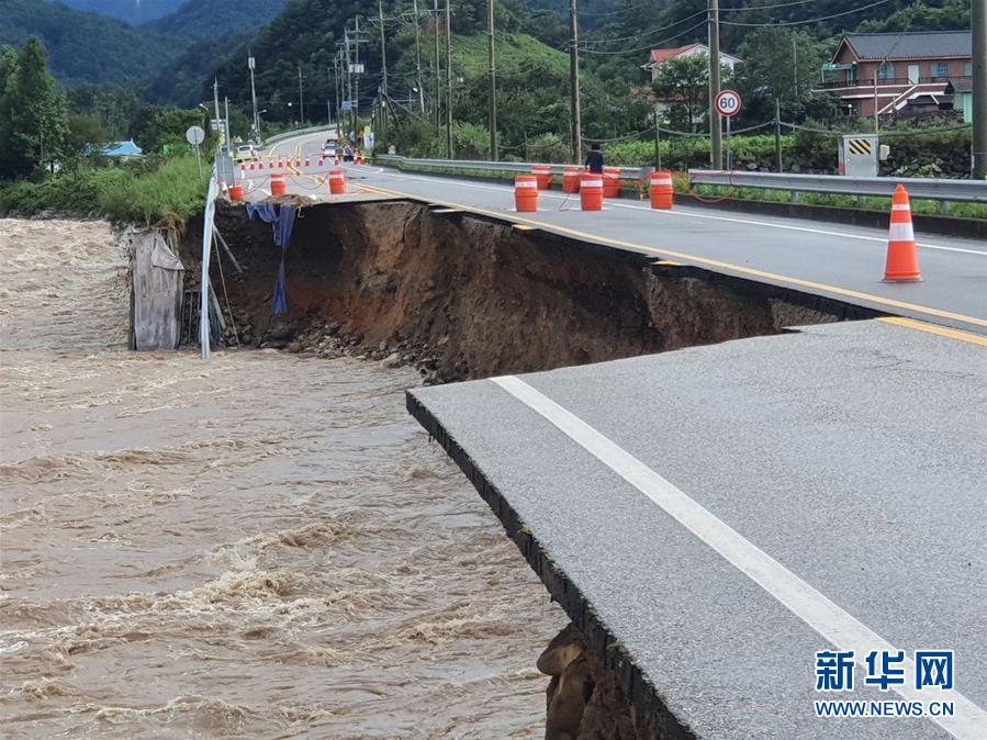 （國際）（4）臺風“海神”過境韓國致2人失蹤